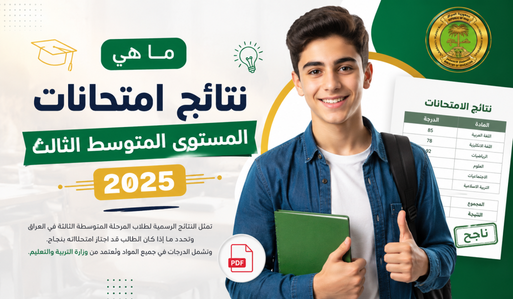 نتائج الثالث متوسط 2025